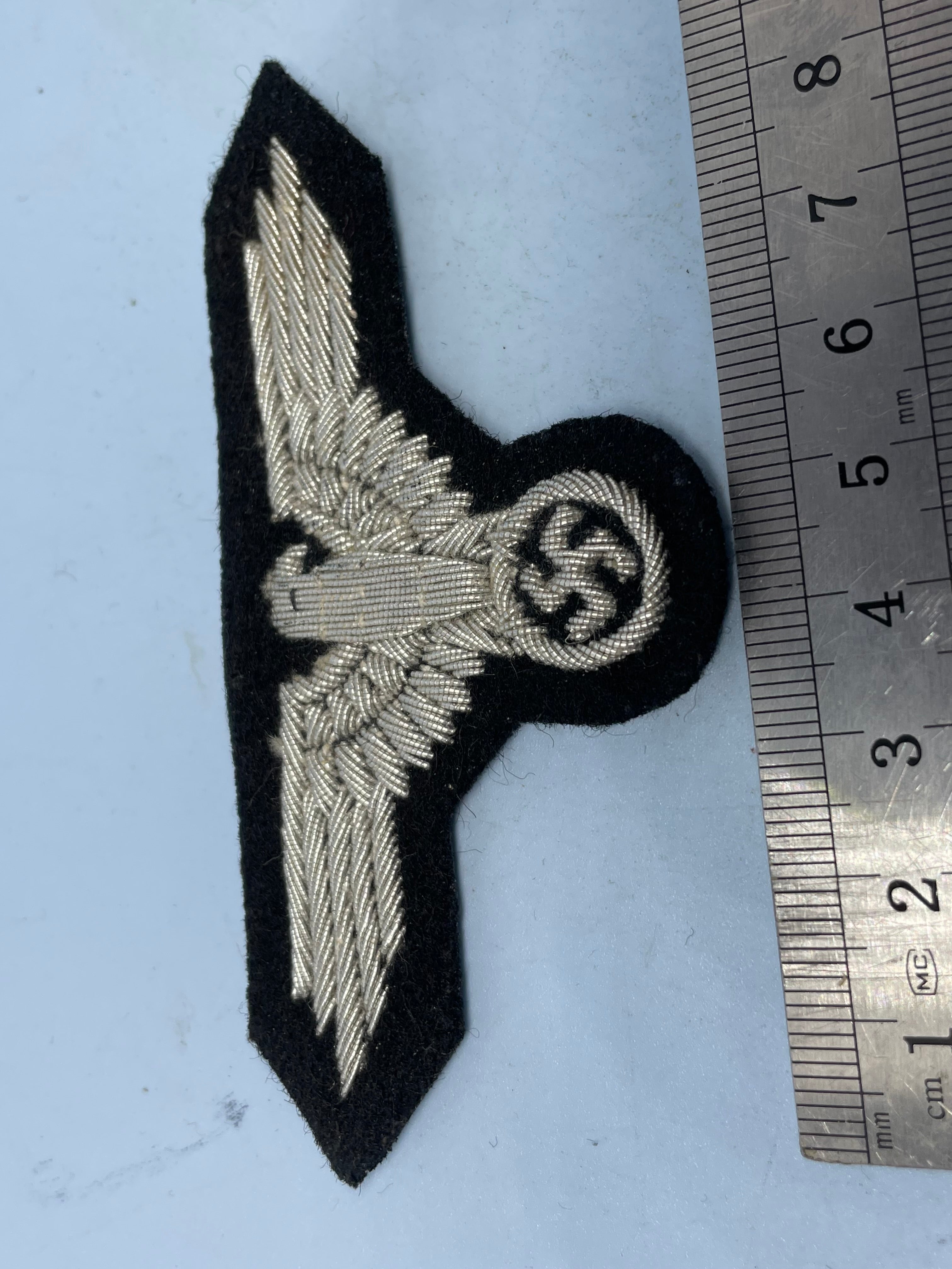 Reproduction WW2 German Officers bullion Sleeve Eagle - The Militaria Shop