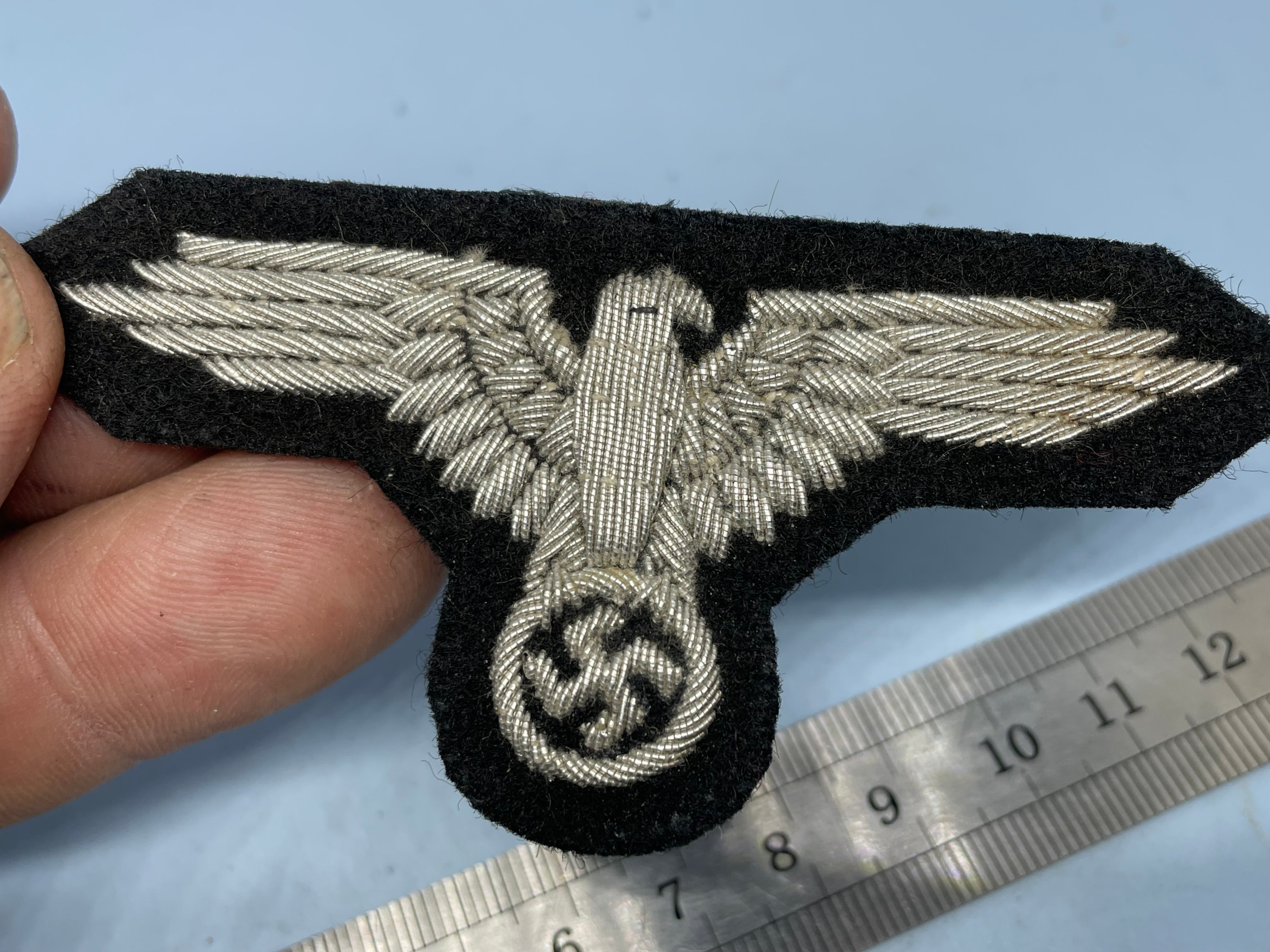 Reproduction WW2 German Officers bullion Sleeve Eagle - The Militaria Shop