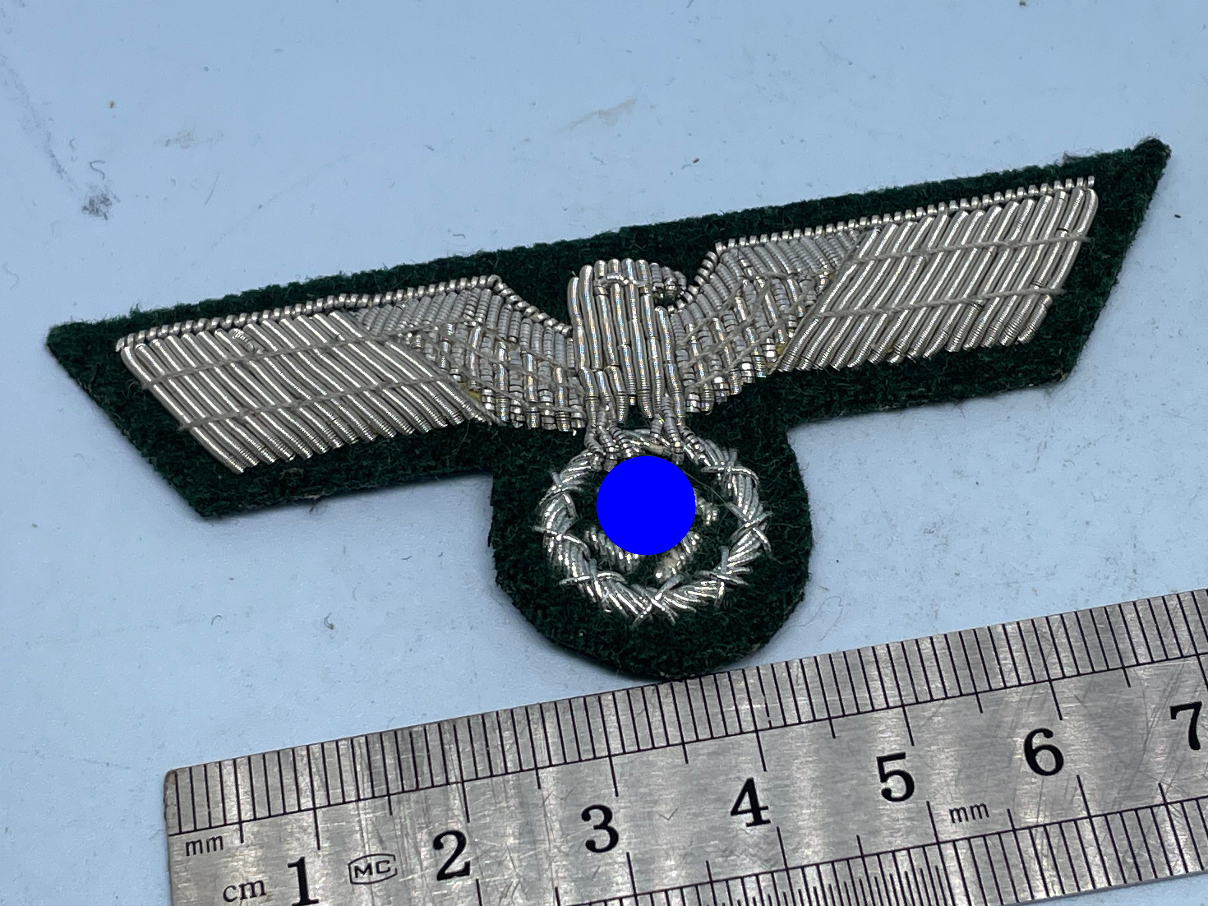 Reproduction WW2 German Army Officers bullion eagle - The Militaria Shop