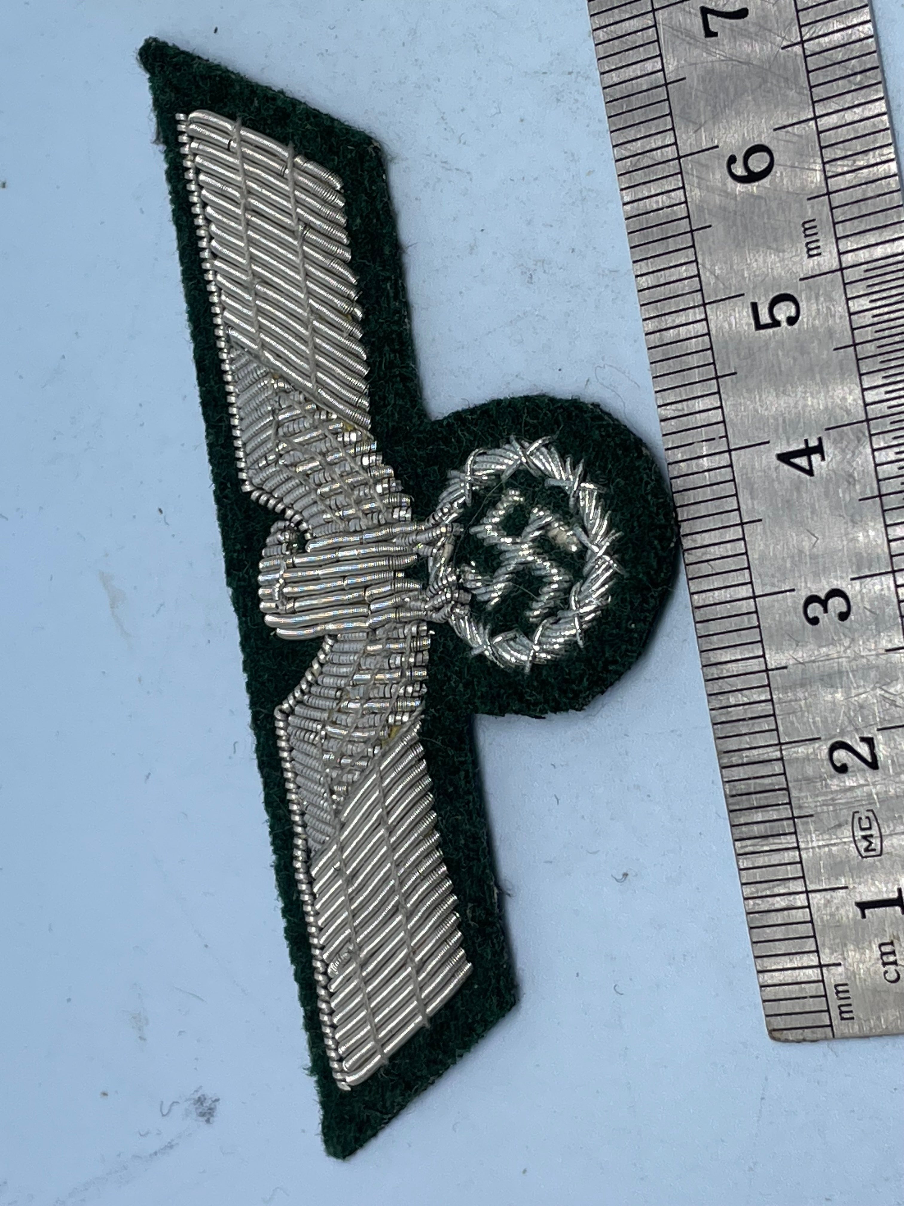 Reproduction WW2 German Army Officers bullion eagle - The Militaria Shop