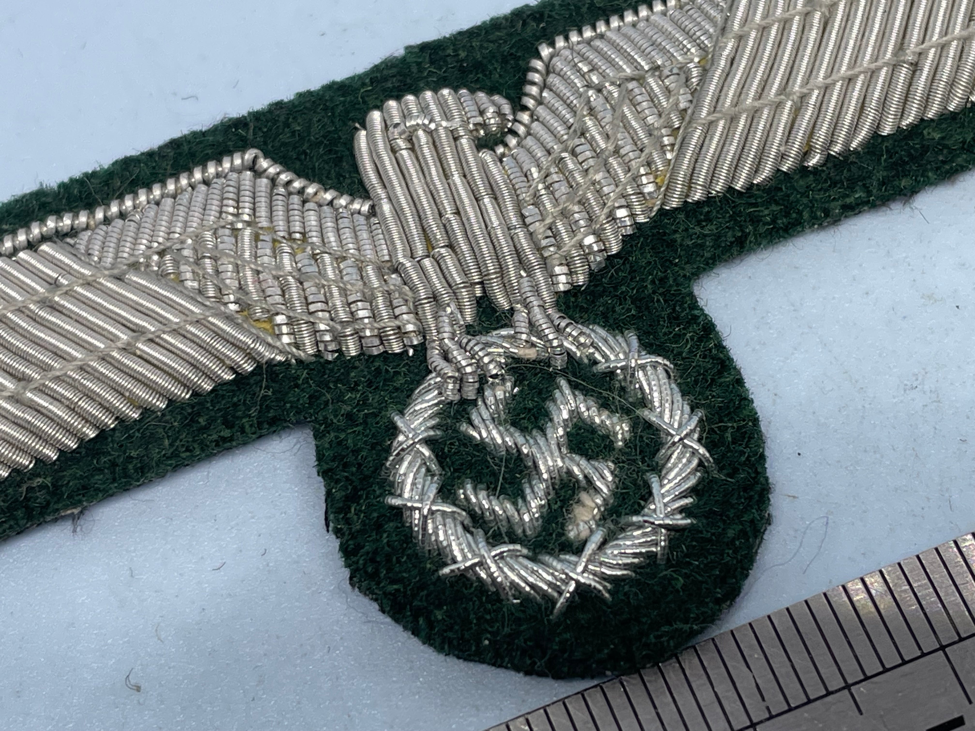 Reproduction WW2 German Army Officers bullion eagle - The Militaria Shop