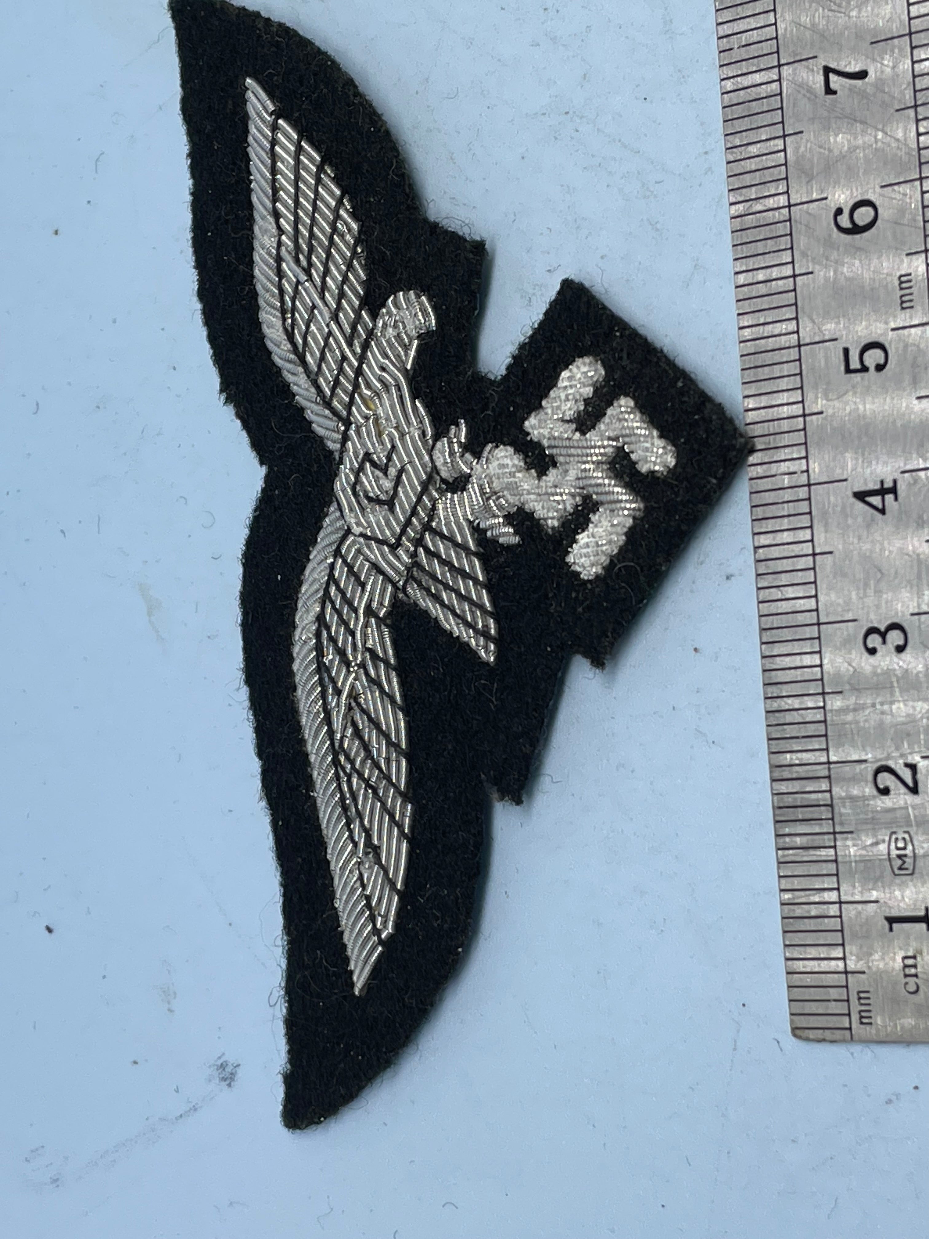 Reproduction WW2 German Luftwaffe Officer's Bullion Breast Eagle - The Militaria Shop