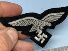 Reproduction WW2 German Luftwaffe Officer's Bullion Breast Eagle - The Militaria Shop