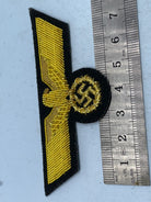 Reproduction WW2 German Kriegsmarine Officer's Bullion Breast Eagle on a black background - The Militaria Shop