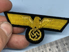 Reproduction WW2 German Kriegsmarine Officer's Bullion Breast Eagle on a black background - The Militaria Shop