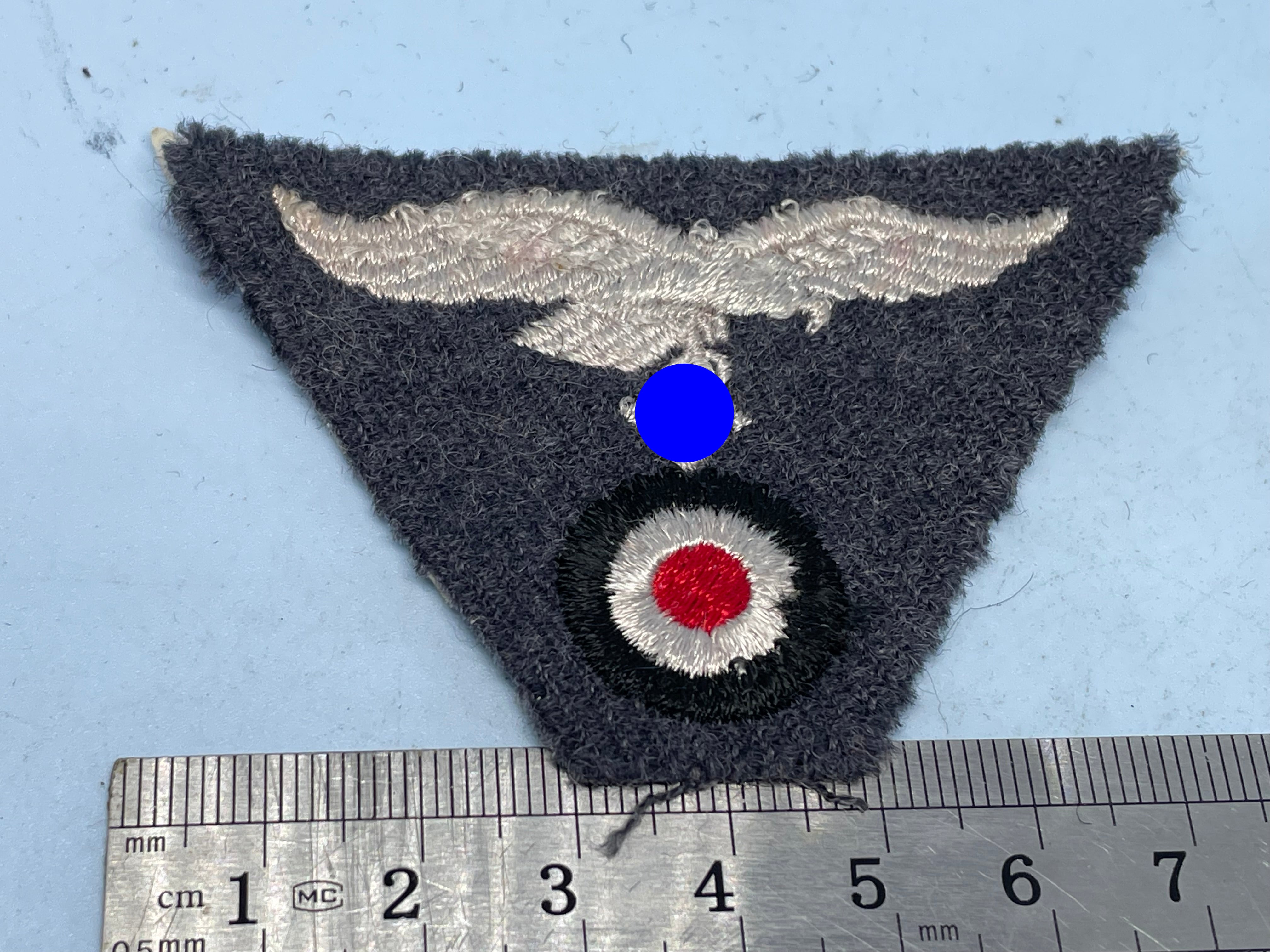 Reproduction WW2 German Luftwaffe Ski Cap Badge - The Militaria Shop