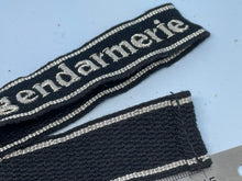 Load image into Gallery viewer, Reproduction WW2 German SS Feldgendarmerie Cuff Title - The Militaria Shop
