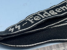 Load image into Gallery viewer, Reproduction WW2 German SS Feldgendarmerie Cuff Title - The Militaria Shop
