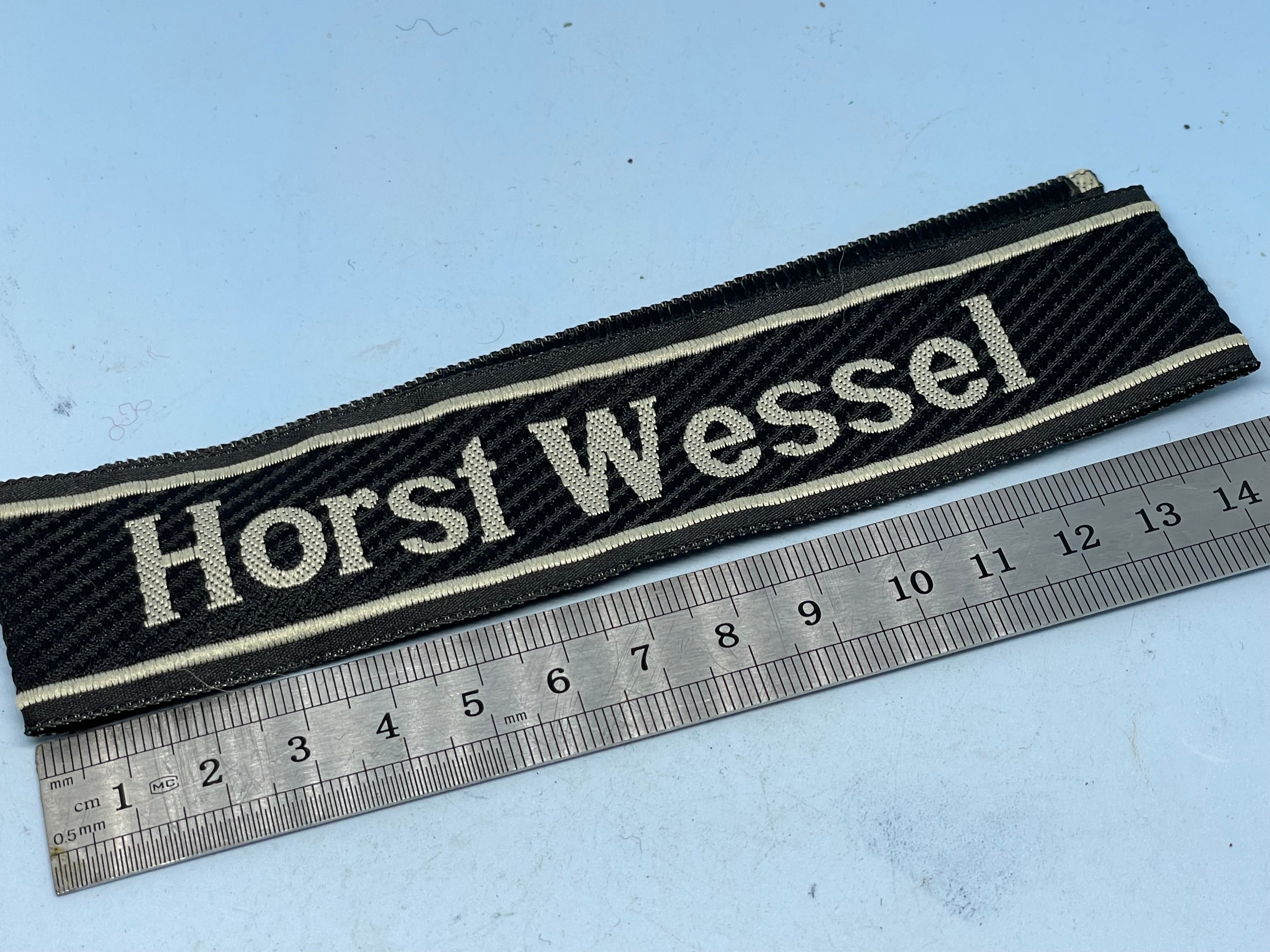Reproduction WW2 German SS Horst Wessel Cuff Title - The Militaria Shop