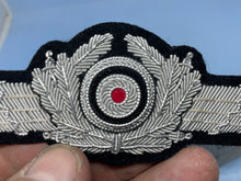 Load image into Gallery viewer, WW2 German Luftwaffe Officer's Cap Badge
