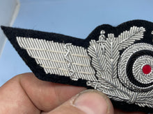 Load image into Gallery viewer, WW2 German Luftwaffe Officer's Cap Badge
