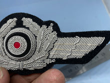 Load image into Gallery viewer, WW2 German Luftwaffe Officer's Cap Badge
