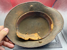 Original German Early SS Transitional M16 Helmet with Liner Band - WW1/WW2 - The Militaria Shop