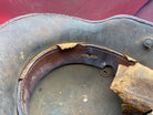 Original German Early SS Transitional M16 Helmet with Liner Band - WW1/WW2 - The Militaria Shop