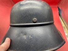 Lade das Bild in den Galerie-Viewer, Original WW2 German Home Front Gladiator Luftschutz Fireman&#39;s Helmet
