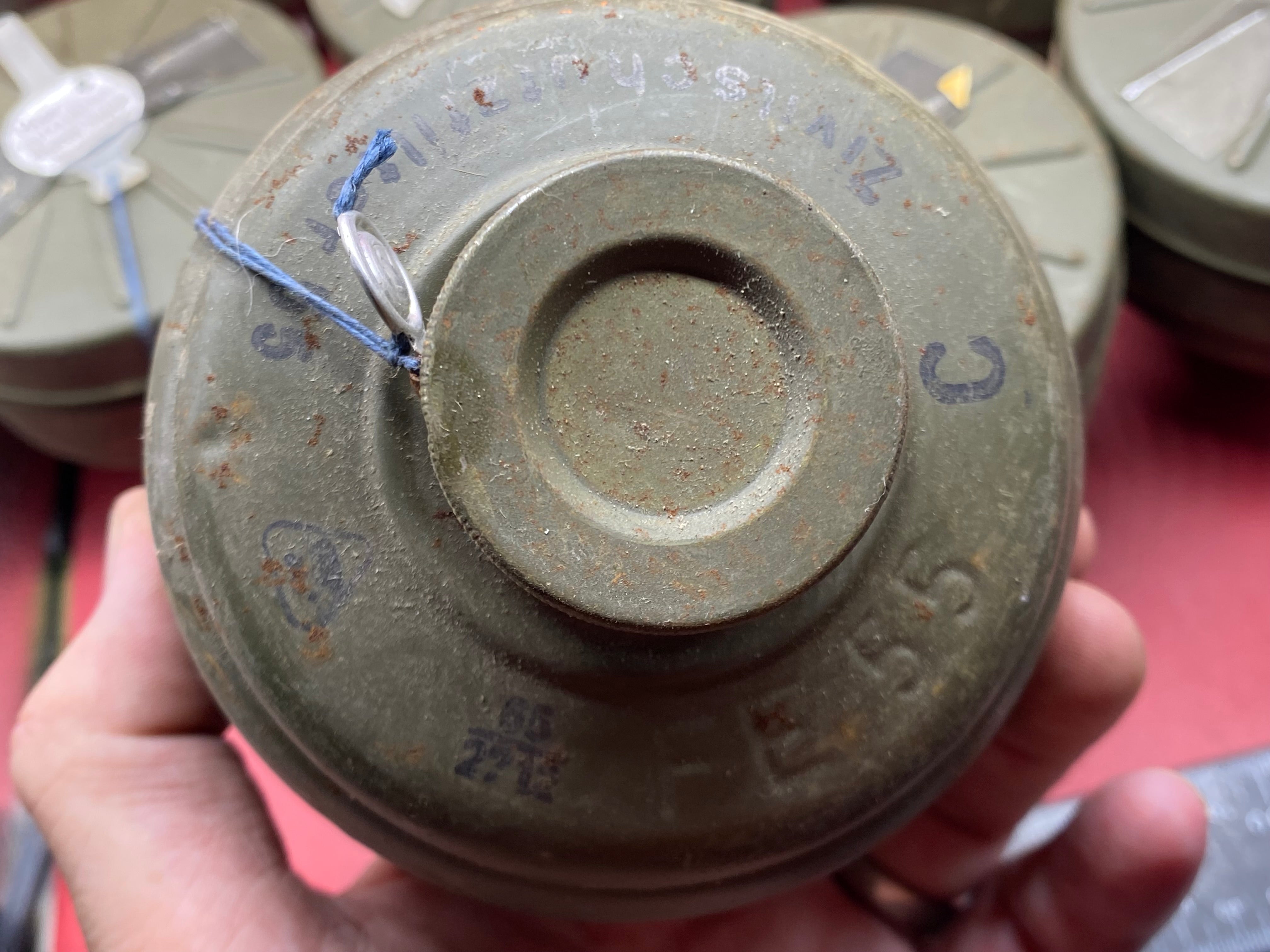WW2 German Army Gas Mask Filters. Post War, but same as wartime issue. - The Militaria Shop