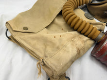Charger l'image dans la galerie, Original WW2 British Army T-Mic GSR Gas Mask General Service Respirator - Size Large
