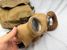 Load image into Gallery viewer, Original WW2 British Army GSR Gas Mask General Service Respirator &amp; Bag

