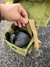 Load image into Gallery viewer, Original WW2 British Army Lightweight Assault Gas Mask &amp; Bag Set
