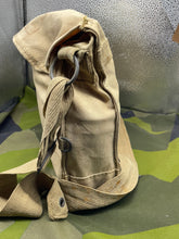 Charger l&#39;image dans la galerie, Original WW2 British Army Long-Hose Gas Mask with Bag &amp; Dog Tag 
