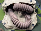 Original WW2 British Army Long-Hose Gas Mask with Bag & Dog Tag - The Militaria Shop