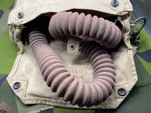 Charger l&#39;image dans la galerie, Original WW2 British Army Long-Hose Gas Mask with Bag &amp; Dog Tag 
