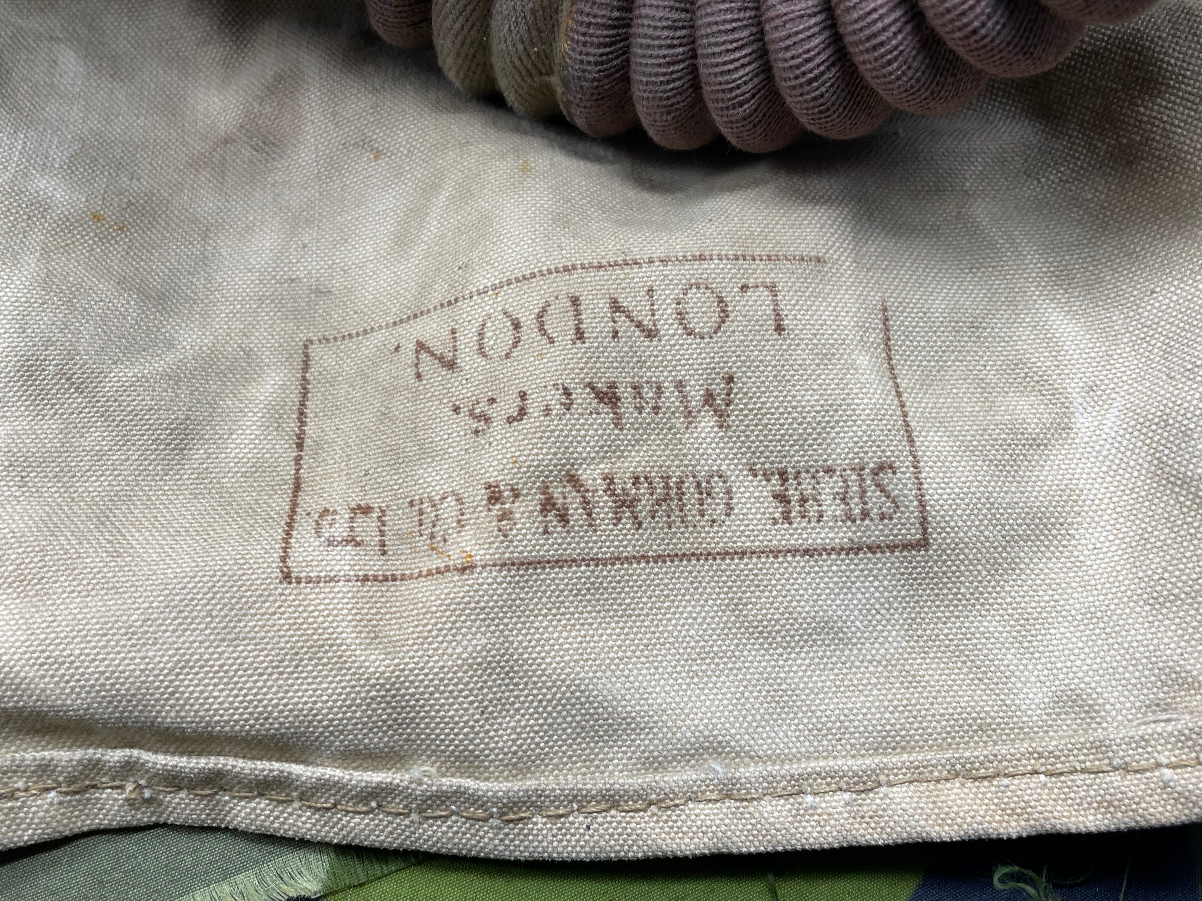 Original WW2 British Army Long-Hose Gas Mask with Bag & Dog Tag - The Militaria Shop