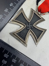 Load image into Gallery viewer, Original WW2 German Army Iron Cross Medal with Ribbon
