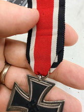 Load image into Gallery viewer, Original WW2 German Army Iron Cross Medal with Ribbon

