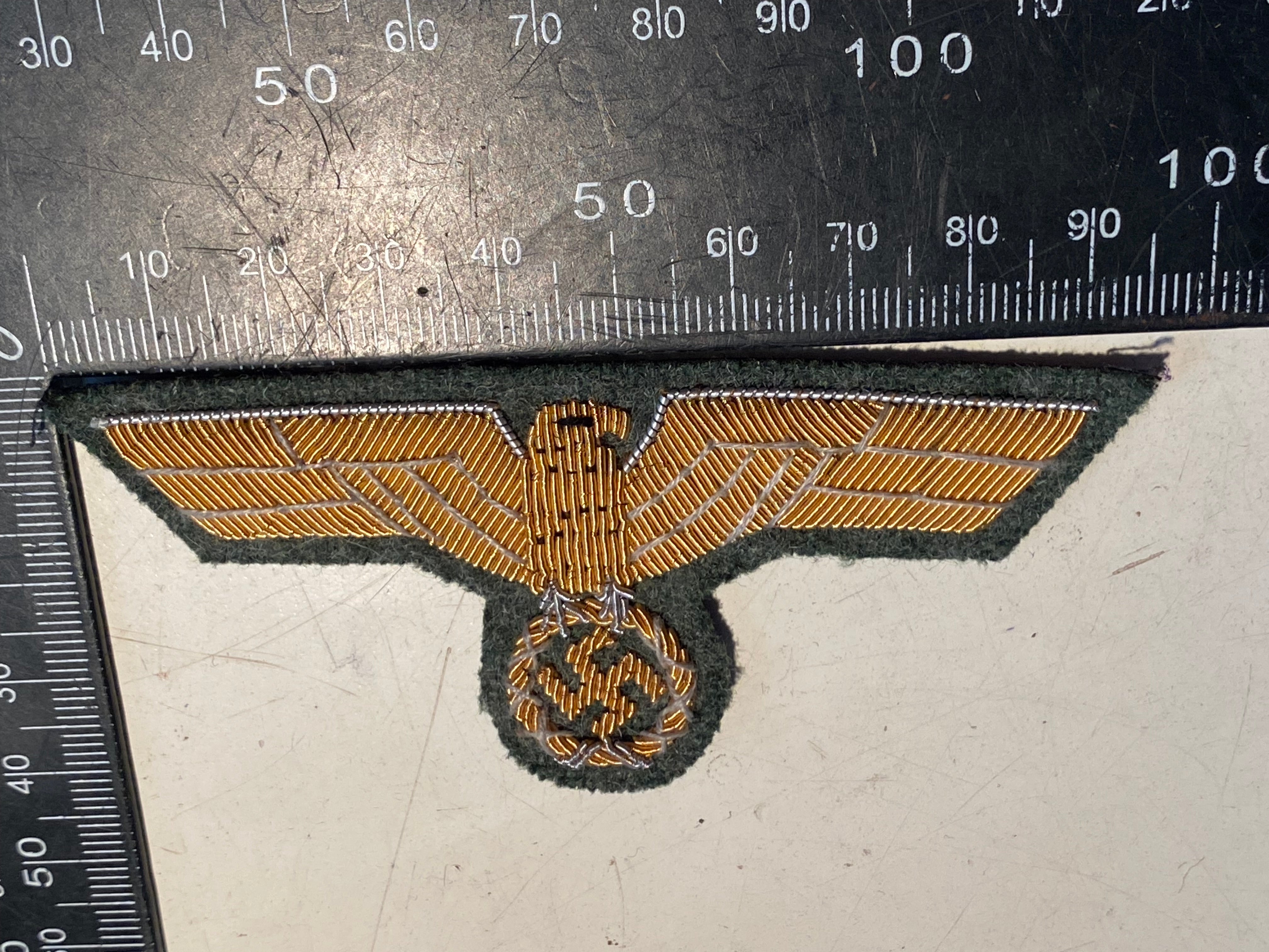 WW2 German Army Coastal Artillery Officer's Tunic Eagle - Good Reproduction. - The Militaria Shop