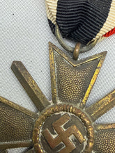Load image into Gallery viewer, Original WW2 German Army War Merit Cross with Swords

