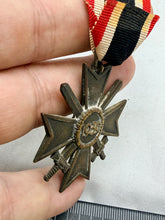 Load image into Gallery viewer, Original WW2 German Army War Merit Cross with Swords
