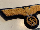 A good reproduction WW2 German Kriegsmarine Officer's Tunic Eagle. - The Militaria Shop