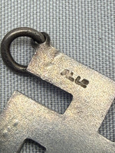 Load image into Gallery viewer, 1910 Hallmarked Silver &amp; Enamel Swastika Neckless Charm
