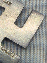Load image into Gallery viewer, 1910 Hallmarked Silver &amp; Enamel Swastika Neckless Charm
