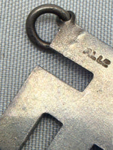 Load image into Gallery viewer, 1910 Hallmarked Silver &amp; Enamel Swastika Neckless Charm
