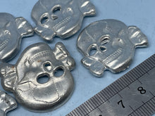 Load image into Gallery viewer, WW2 German SS Skull Cap Badge
