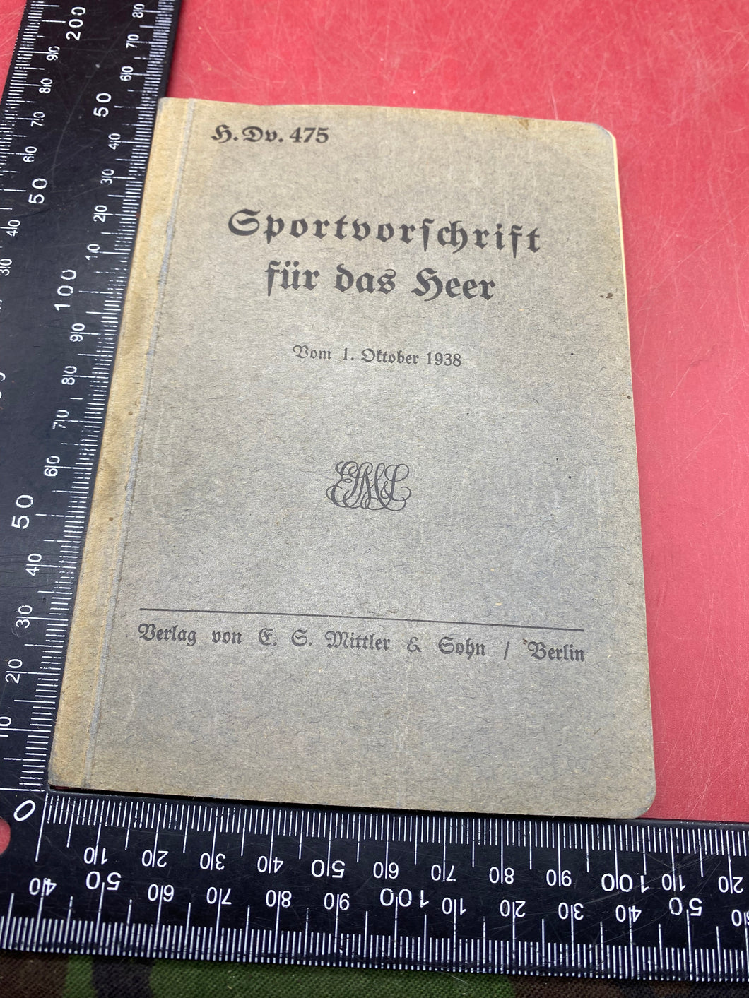 1938 Dated German Army Physical Training Manual - as Issued to Army Troops.