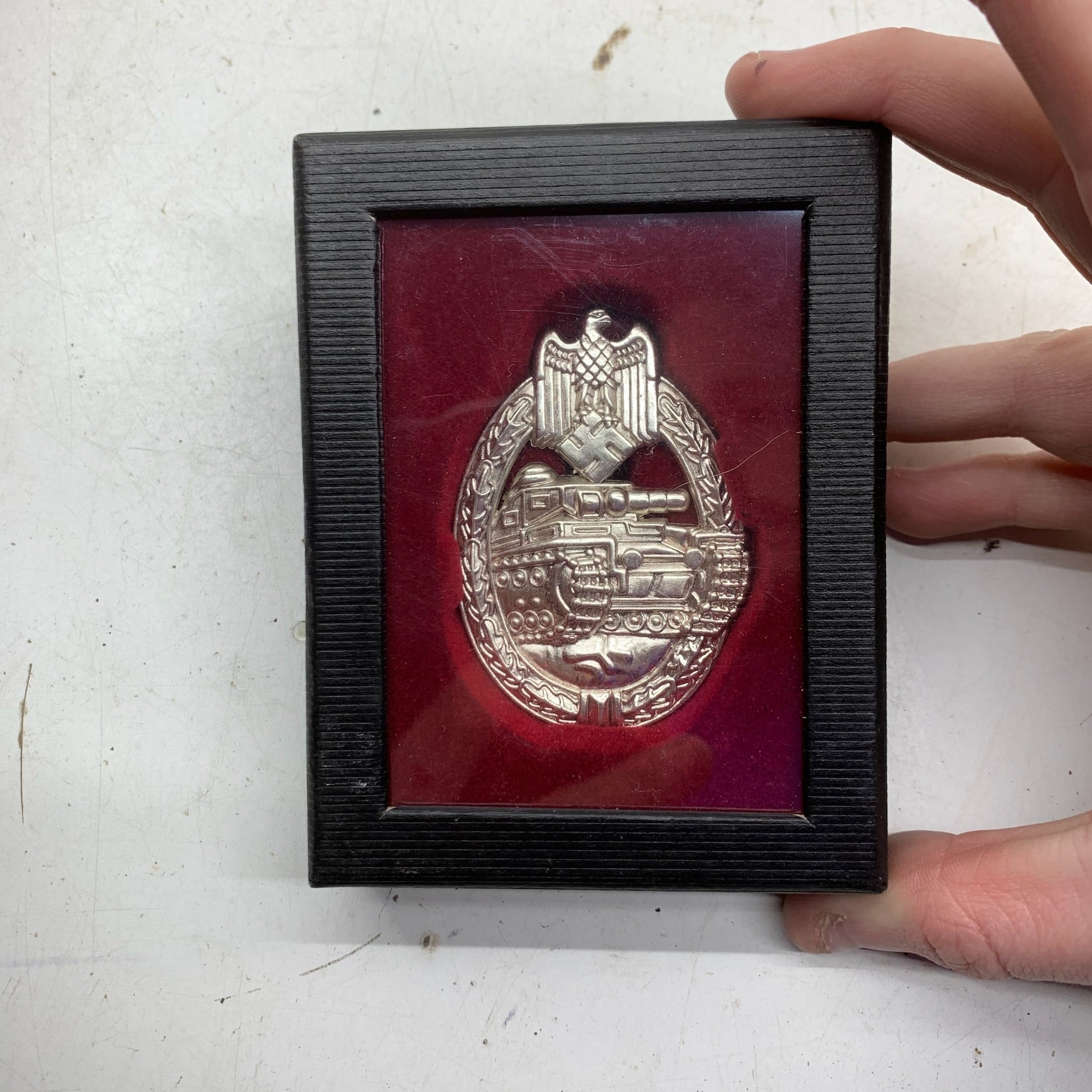 WW2 German Panzer Assault Badge Award in Box - The Militaria Shop