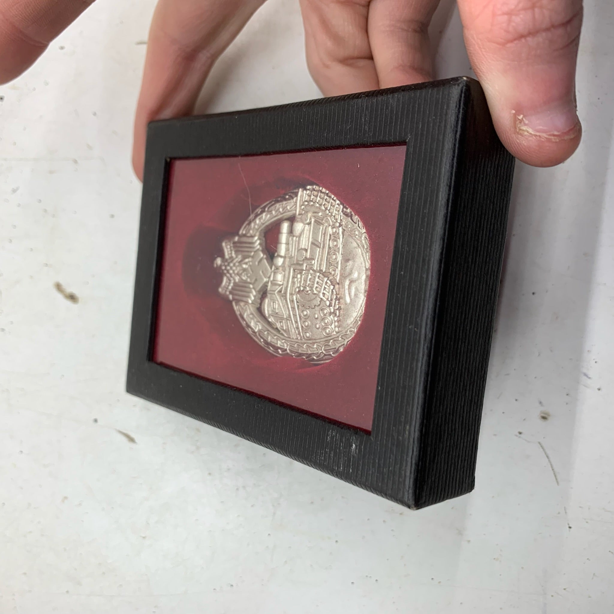 WW2 German Panzer Assault Badge Award in Box - The Militaria Shop
