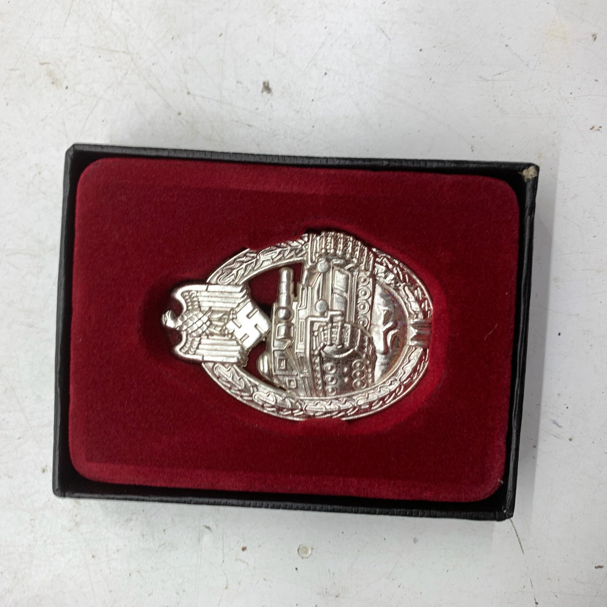 WW2 German Panzer Assault Badge Award in Box - The Militaria Shop