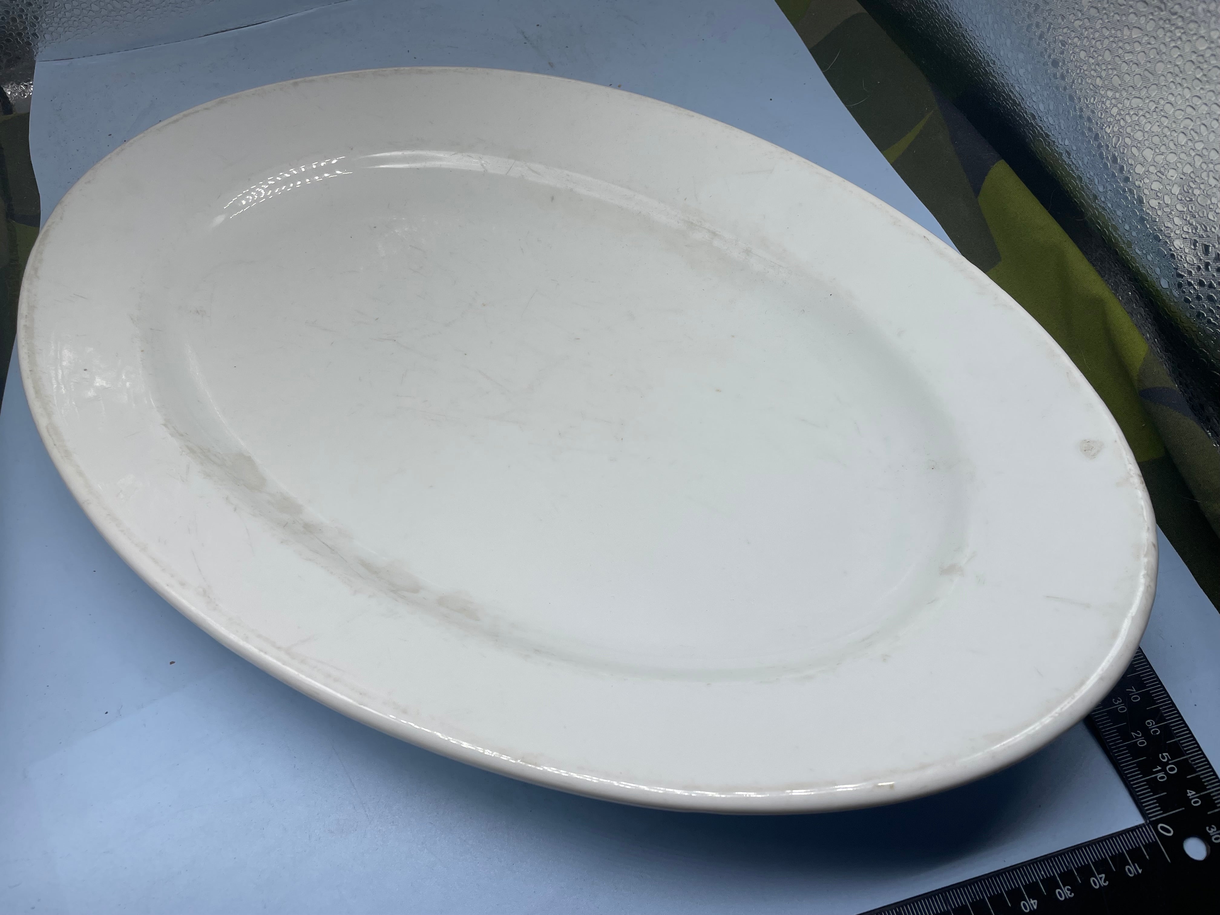 Original WW2 Large German Airforce 1941 Dated Luftwaffe Serving Dish - The Militaria Shop