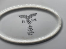 Charger l&#39;image dans la galerie, Original WW2 Large German Airforce 1941 Dated Luftwaffe Serving Dish
