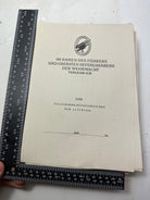 WW2 German Luftwaffe Parachute Award Certificate Reproduction - The Militaria Shop