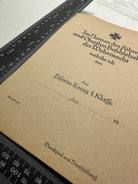 WW2 German Army / Luftwaffe Iron Cross Award Certificate Reproduction - The Militaria Shop