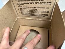 Load image into Gallery viewer, Original WW2 Civilian British Home Front Gas Mask in Home Made Case
