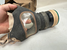 Load image into Gallery viewer, Original WW2 Civilian British Home Front Gas Mask in Home Made Case
