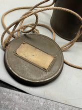 Load image into Gallery viewer, Original British Civilian Gas Mask Private Purchase Carrying Tin 1940 Dated - The Militaria Shop
