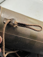 Load image into Gallery viewer, Original British Civilian Gas Mask Private Purchase Carrying Tin 1940 Dated - The Militaria Shop
