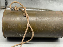 Load image into Gallery viewer, Original British Civilian Gas Mask Private Purchase Carrying Tin 1940 Dated - The Militaria Shop
